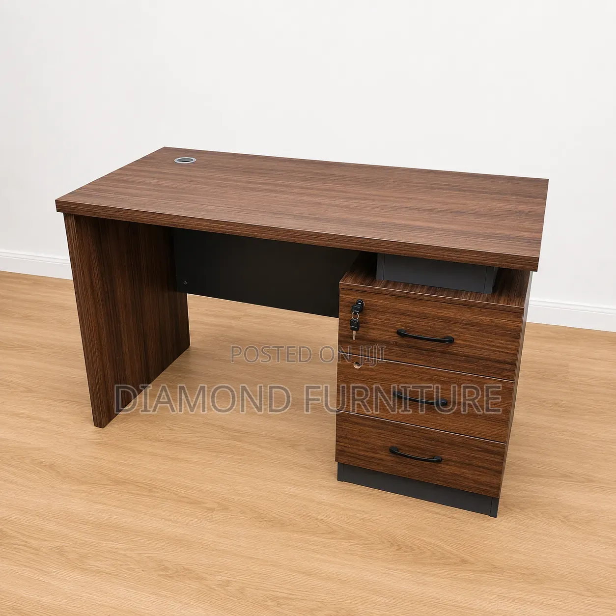120cm Modern Home Office Desk With Drawers | Computer Study Table