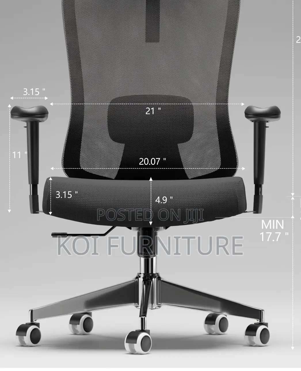 Office Cairs; Aeroflex Orthopedic Ergonomic Office Seat With High Back