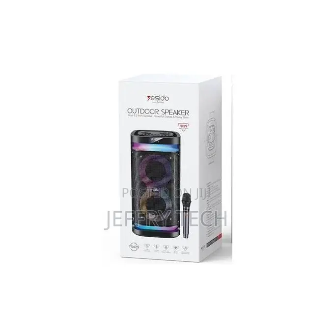 Yesido Ysw29 Outdoor Speaker, a Powerful Portable Audio System Designe