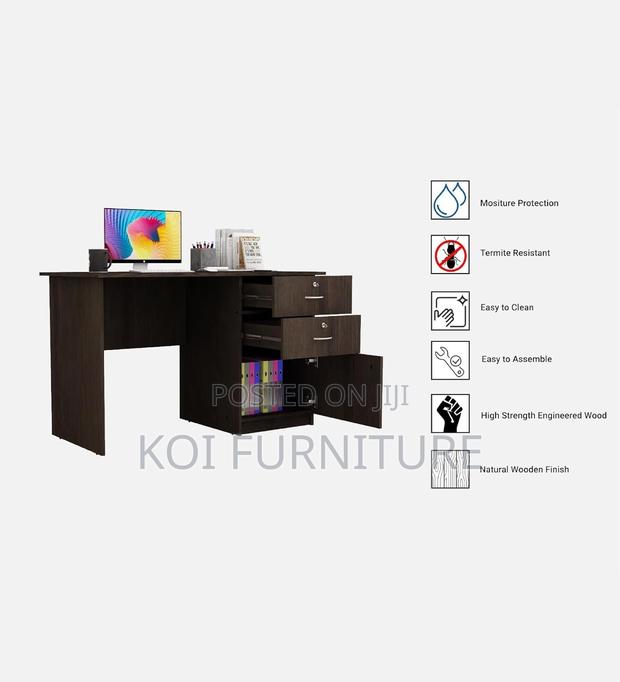 Office Desk; Aerio Classical Home Office Clerical Study Writing Desks - thumbnail 15