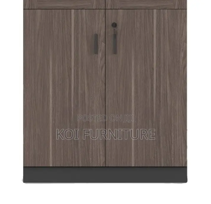 Office Cabinet; Two Doors Executive Cabinet With Upper Glass View
