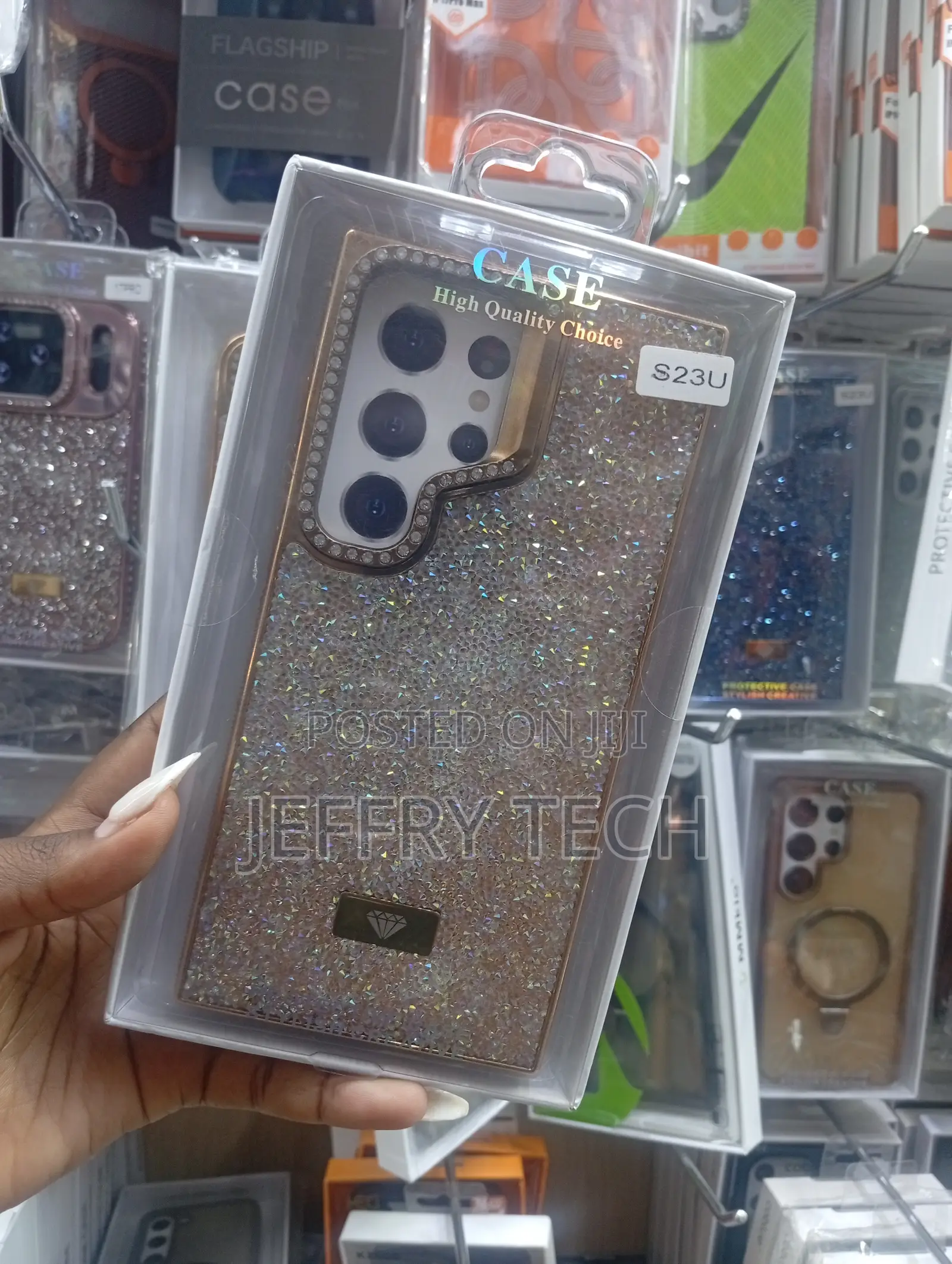 Luxury Glitter Plating Case for Samsung Galaxy S23 Ultra .