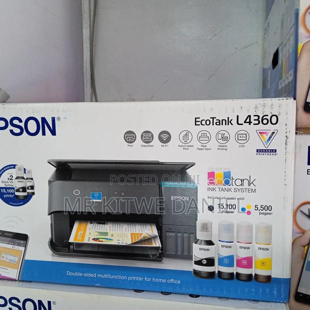 Epson Ecotank L4360 A4 Duplex Wifi All in One Printer