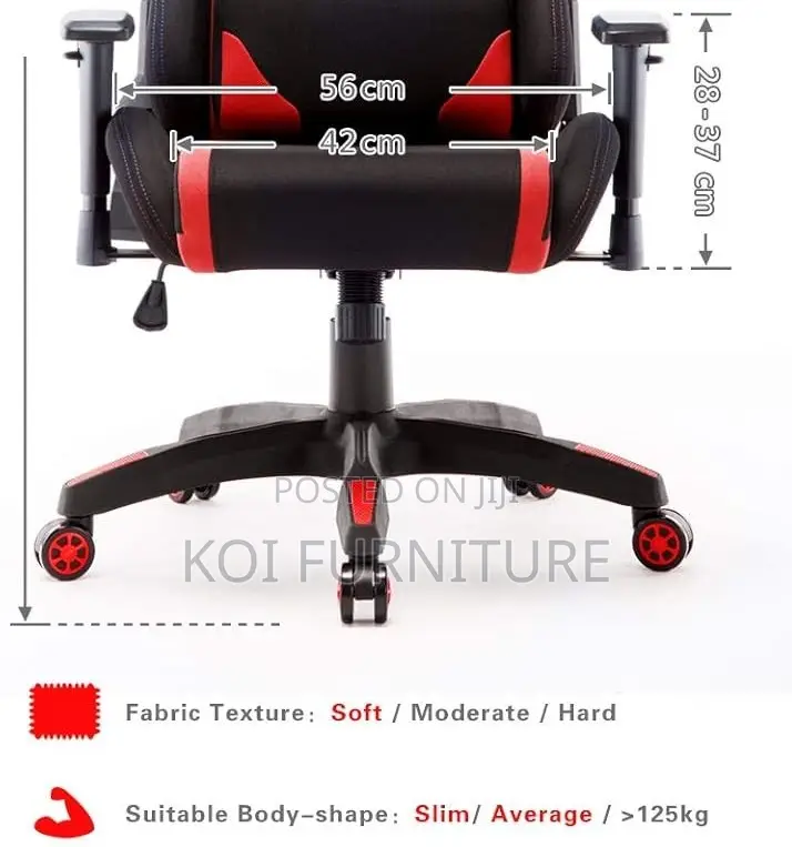 Office Chair; Fabric Ergonomic Office Studio Creators Gamers Chairs
