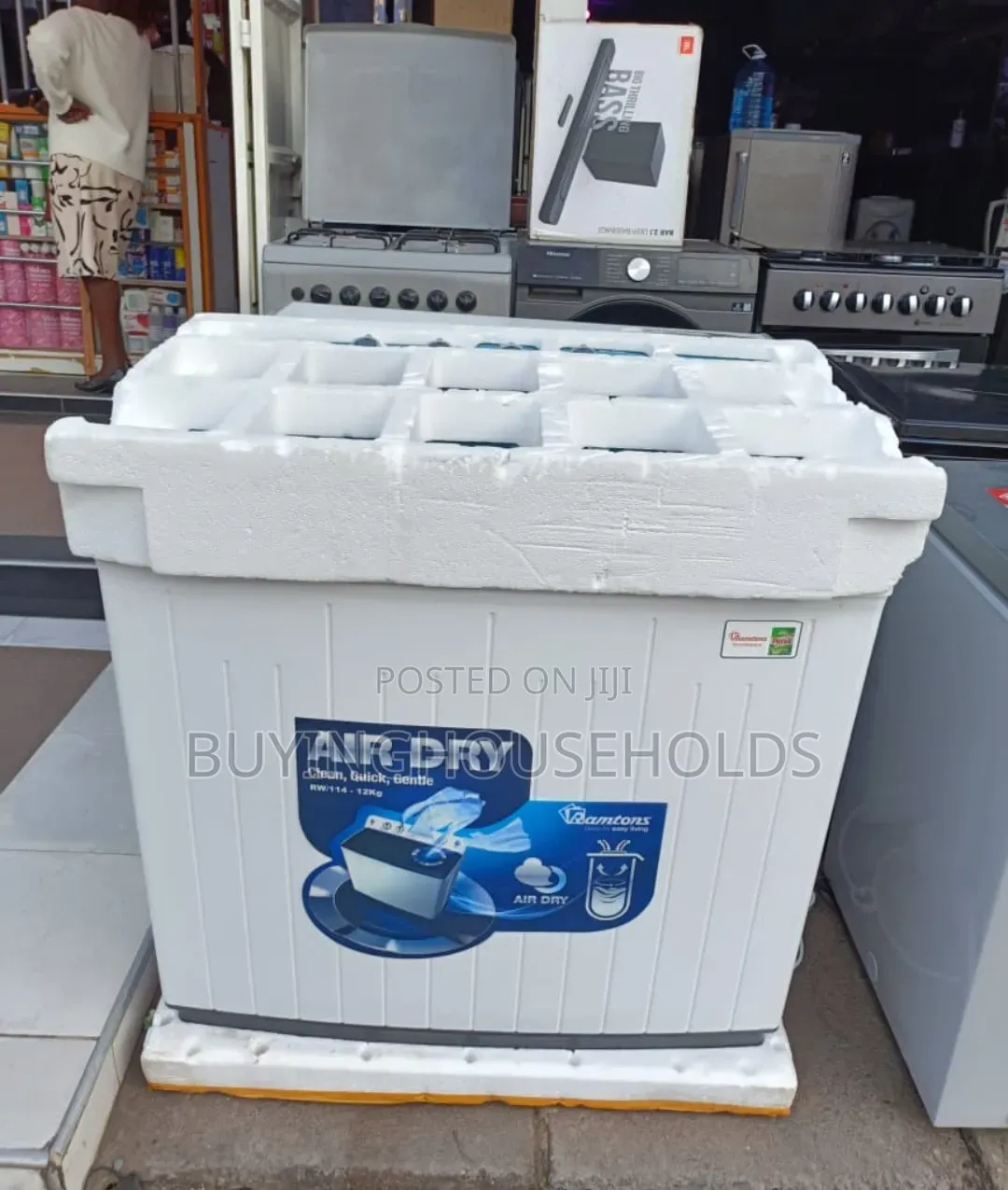 Ramtons 12kg Twin Tub Washing Machine,Used