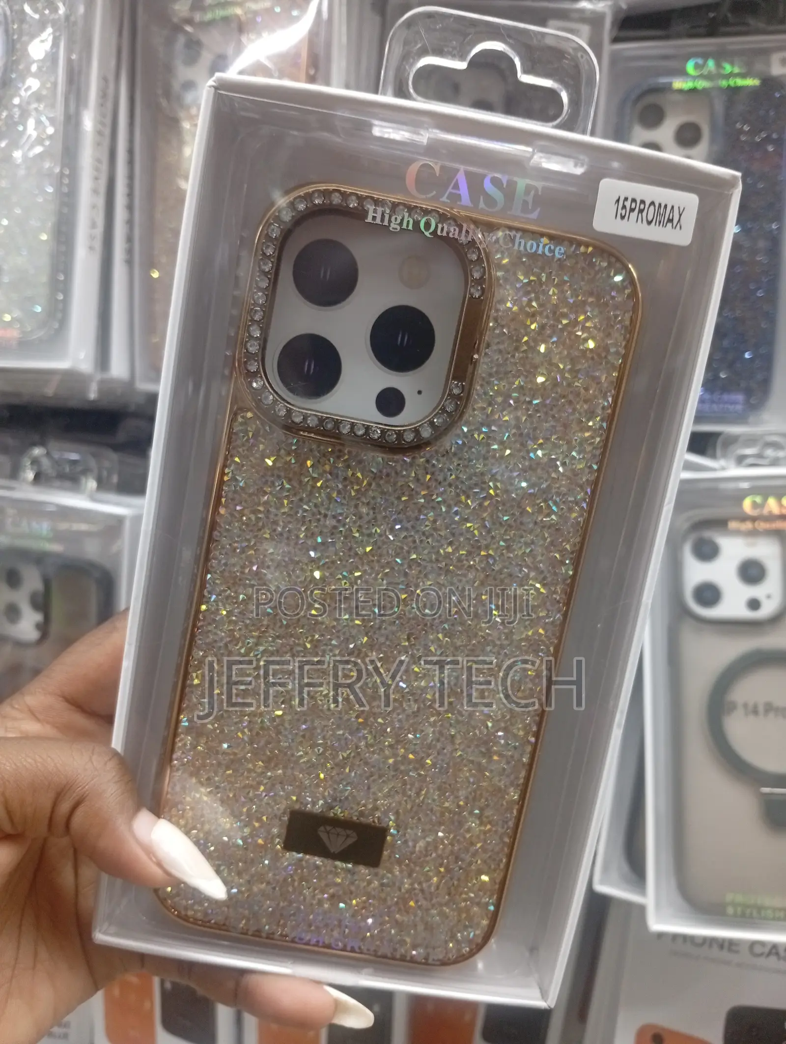 Swarovski Luxury Shinestone Diamond Phone Case for iPhone 15 Pro Max