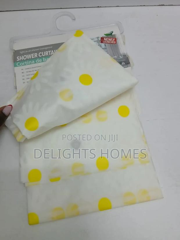 Waterproof Fabric Printed Shower Curtains-Alp