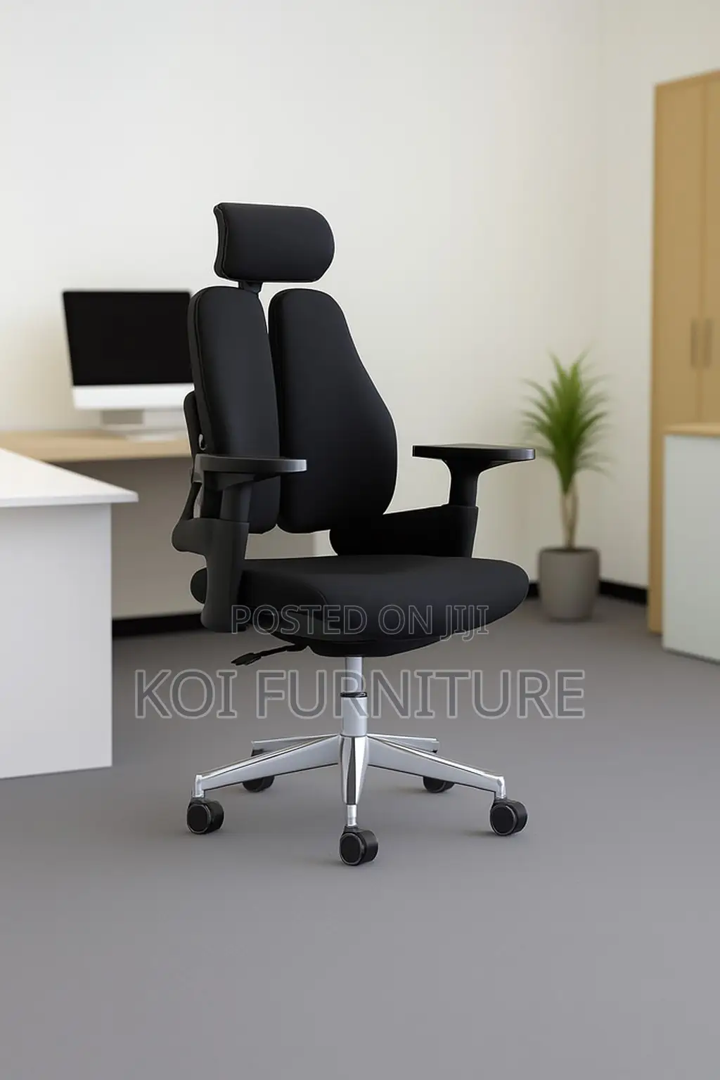 Office Chairs; Executive Office Seat With Dual Backrest