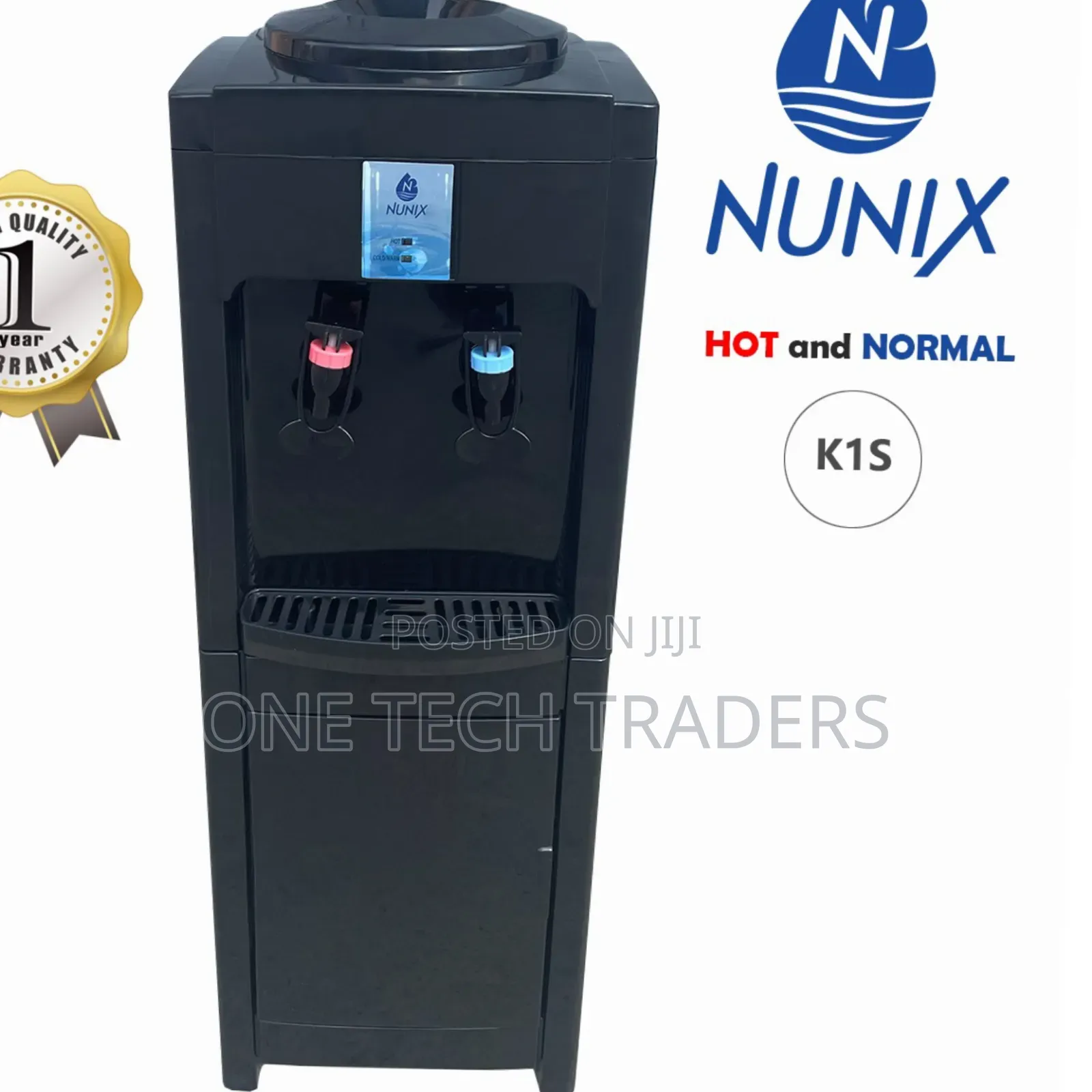 Nunix K1s Hot & Normal Water Dispenser - White  And Black