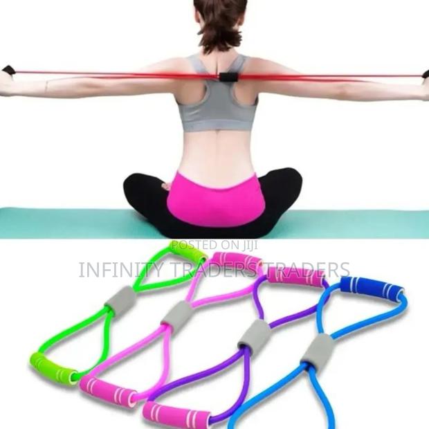 Resistance Bands With Foam Sport At Home Yoga Fitness