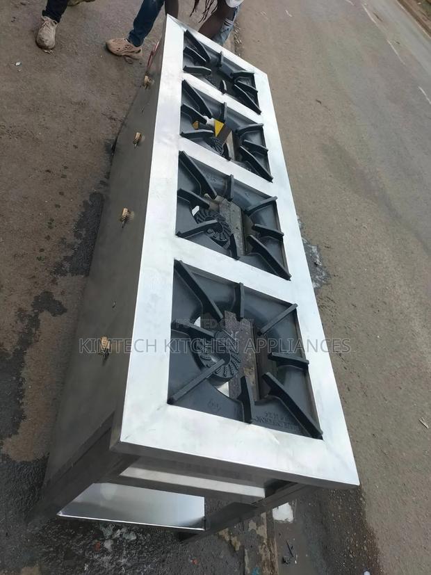 4burner Cooker With Impirted Grill - main view