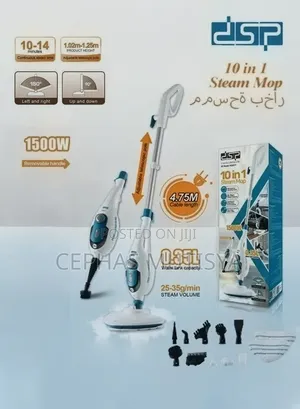 10 in 1 Multifunction Electric Steam Cleaner. Cleans Floors and Sofas.