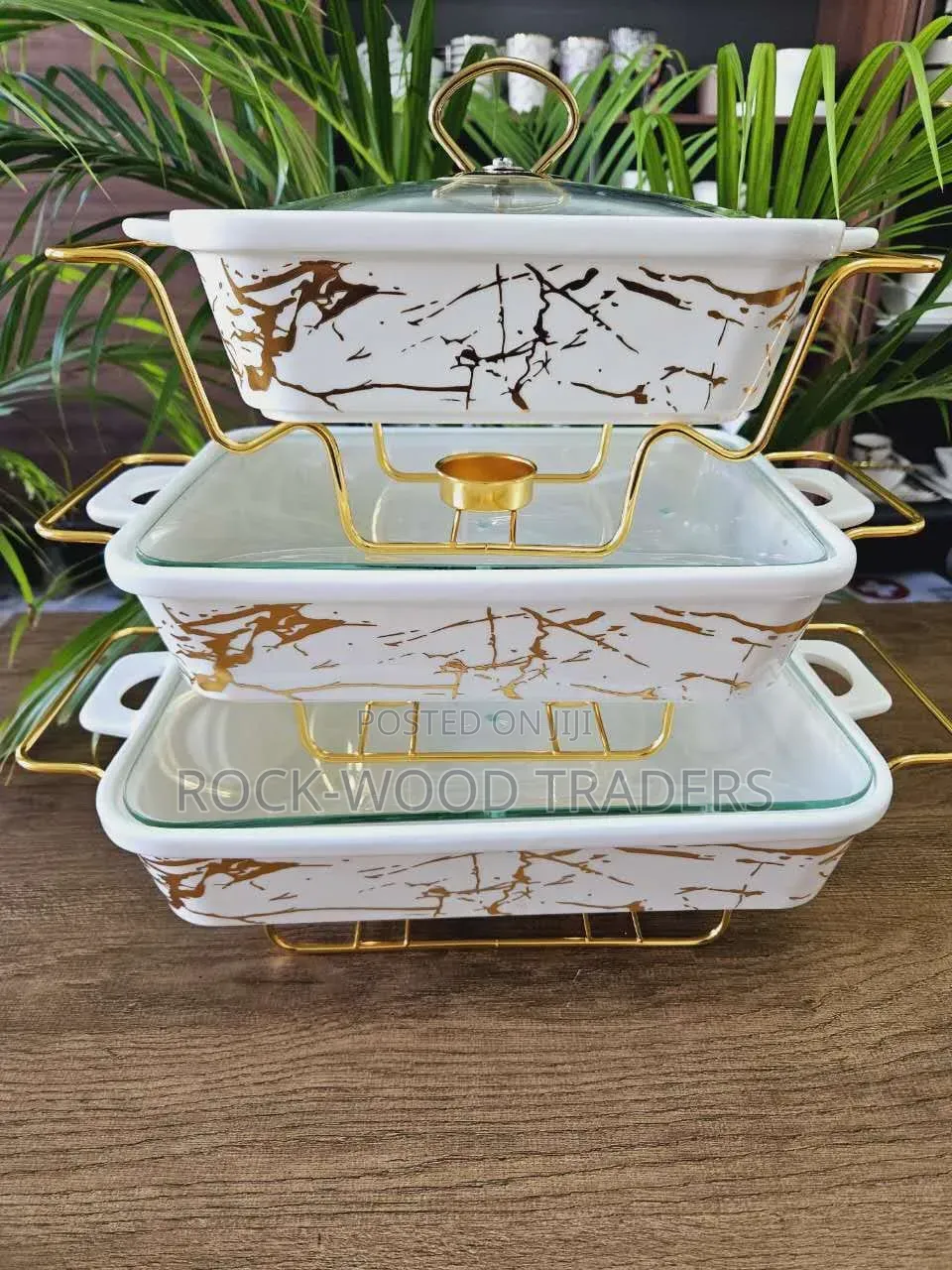 Ceramic Cheffing Dishes 3 PCS