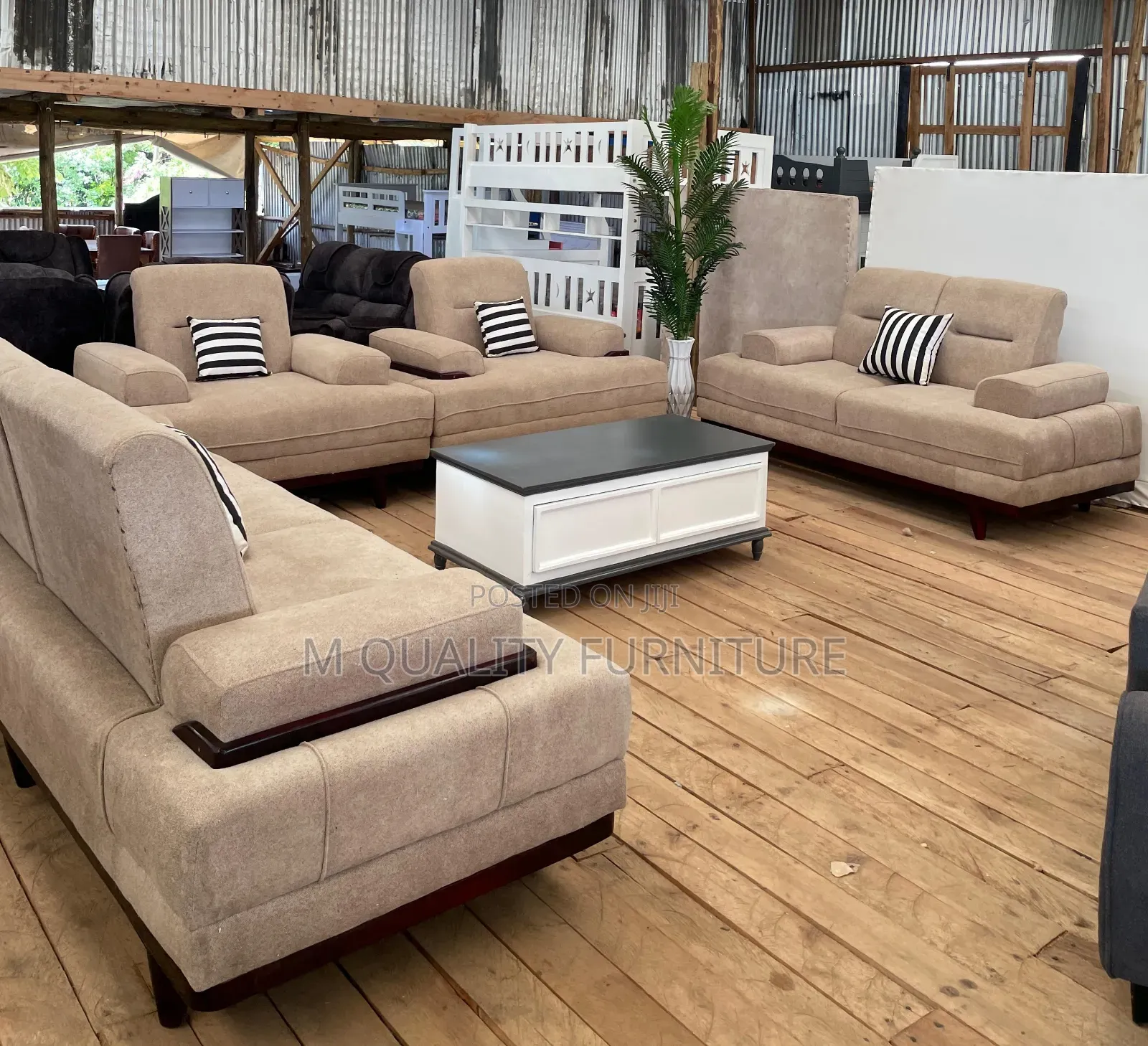 7-Seater Brown Modern Sofas-Classy and Cozy