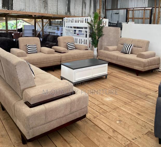 7-Seater Brown Modern Sofas-Classy and Cozy