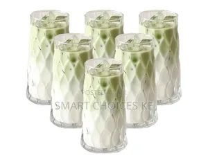 *6pcs Diamond Rhobus Multifunctional Glass Cups