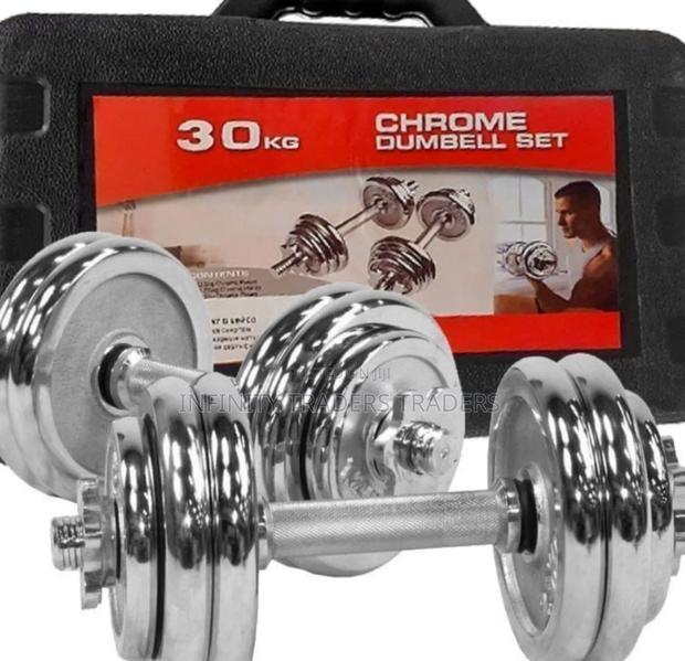 Chrome Dumbells 30kg