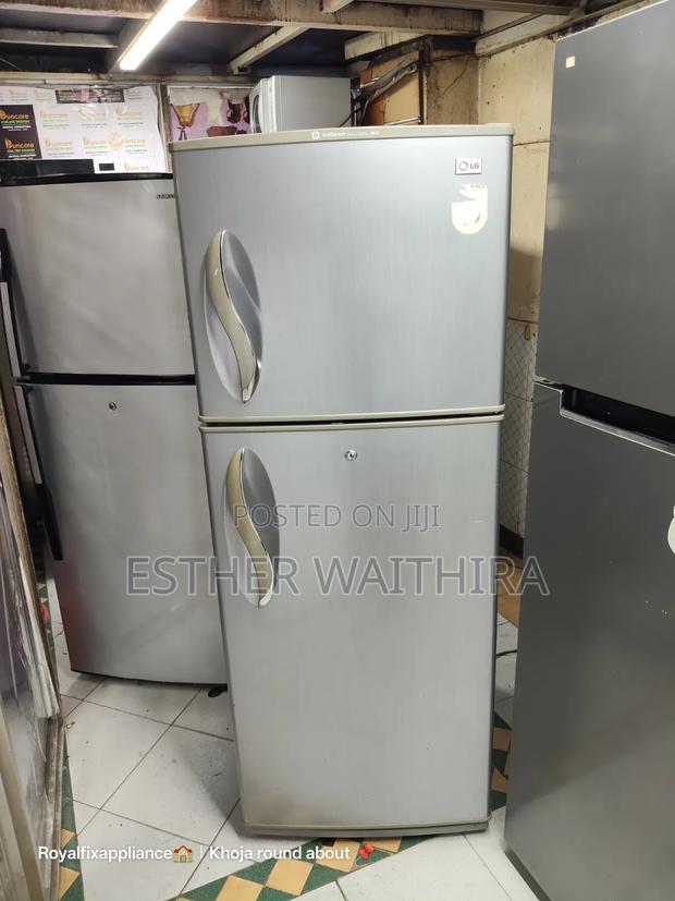 Purw Silver Very Neat and Affordable Lg Double Doors Fridge - main view