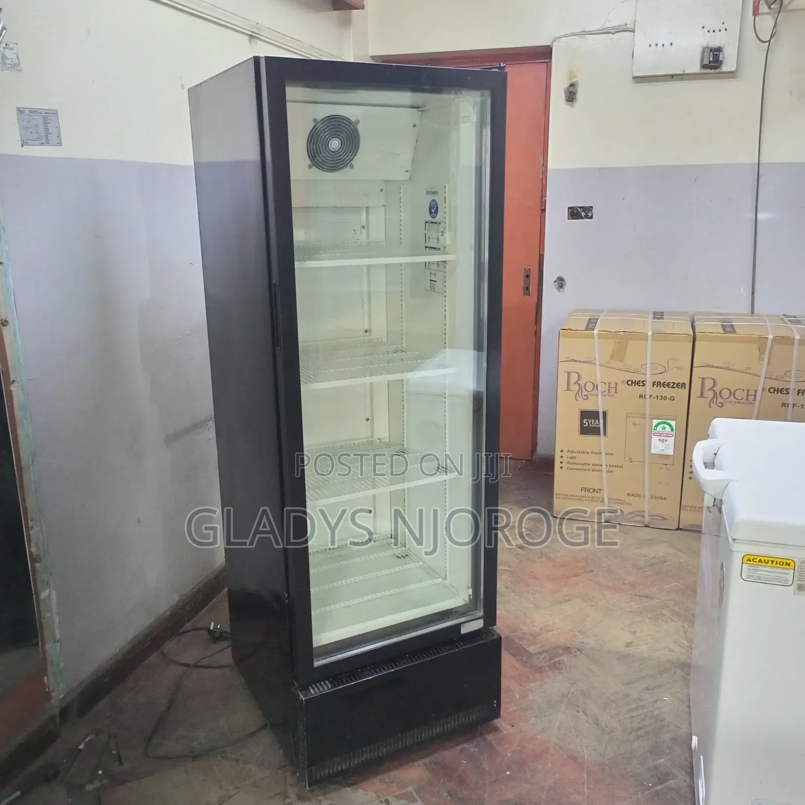 Black$ White Display Fridge (400l), Well Maintained
