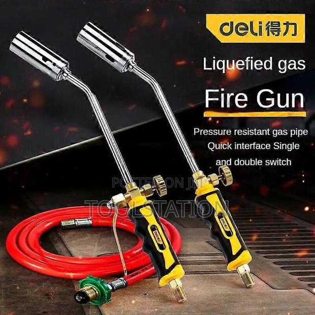 Flame Gun Double Open Switch Type 35 Complete With Hose and Fittings