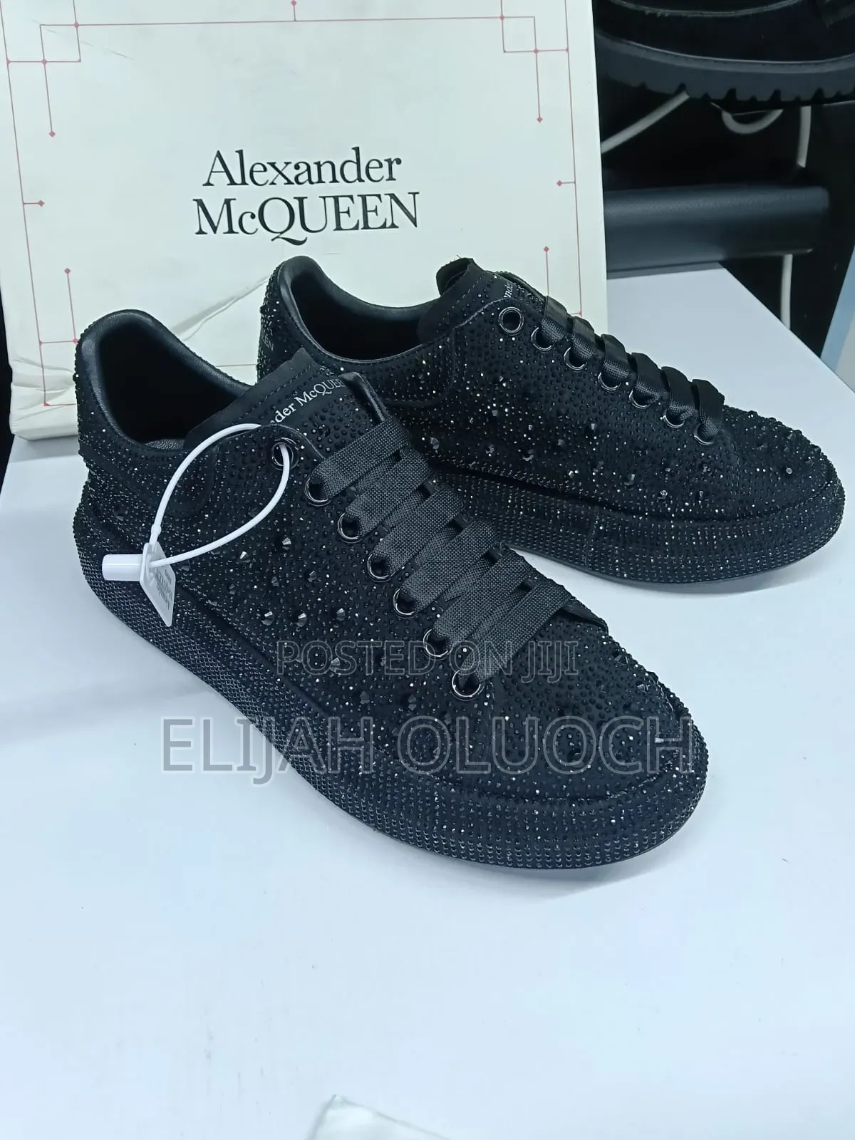 Alexander McQueen* Black _galaxy_ _Glitter_