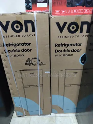 Von Refrigerator 138 Litres Double Door