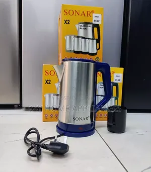 Sonar Kettle Cordless 2l Model X2 With Free Cup