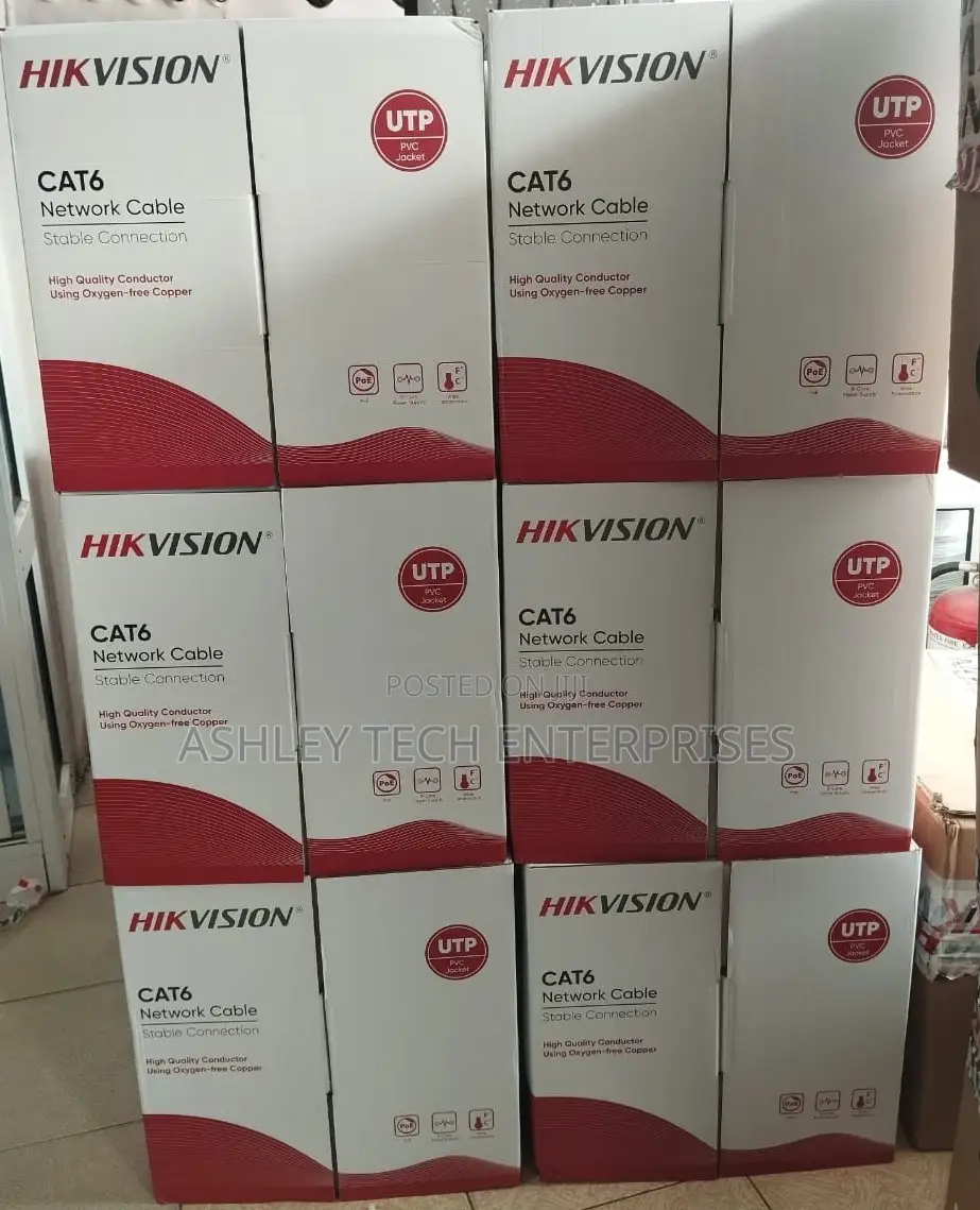 Cat 6 Pure Copper Cable – 305m Network Cable