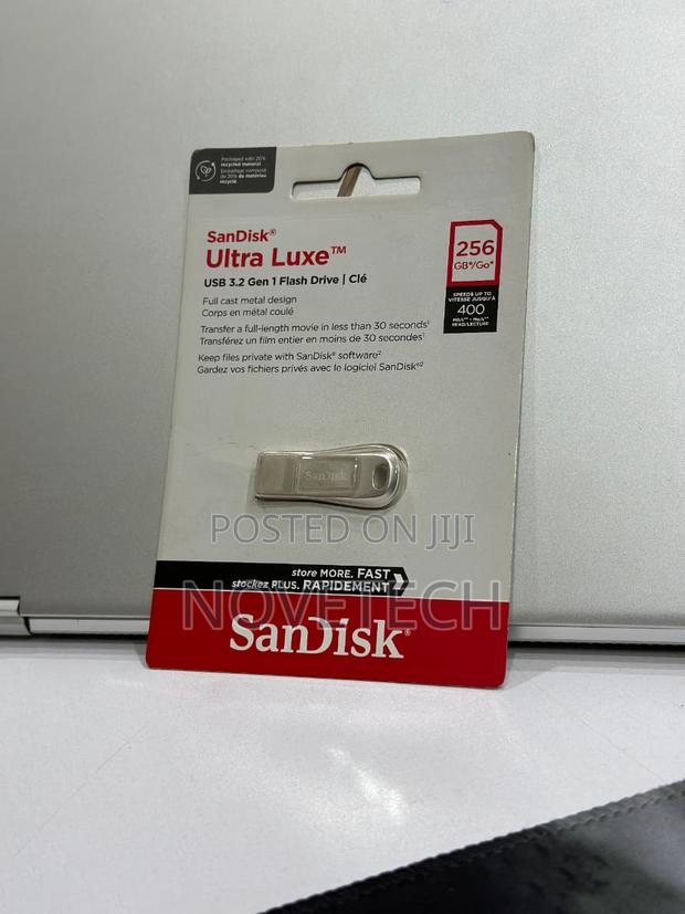 New Sandisk 256gb Ultra Luxe Usb 3.1 Flash Drive