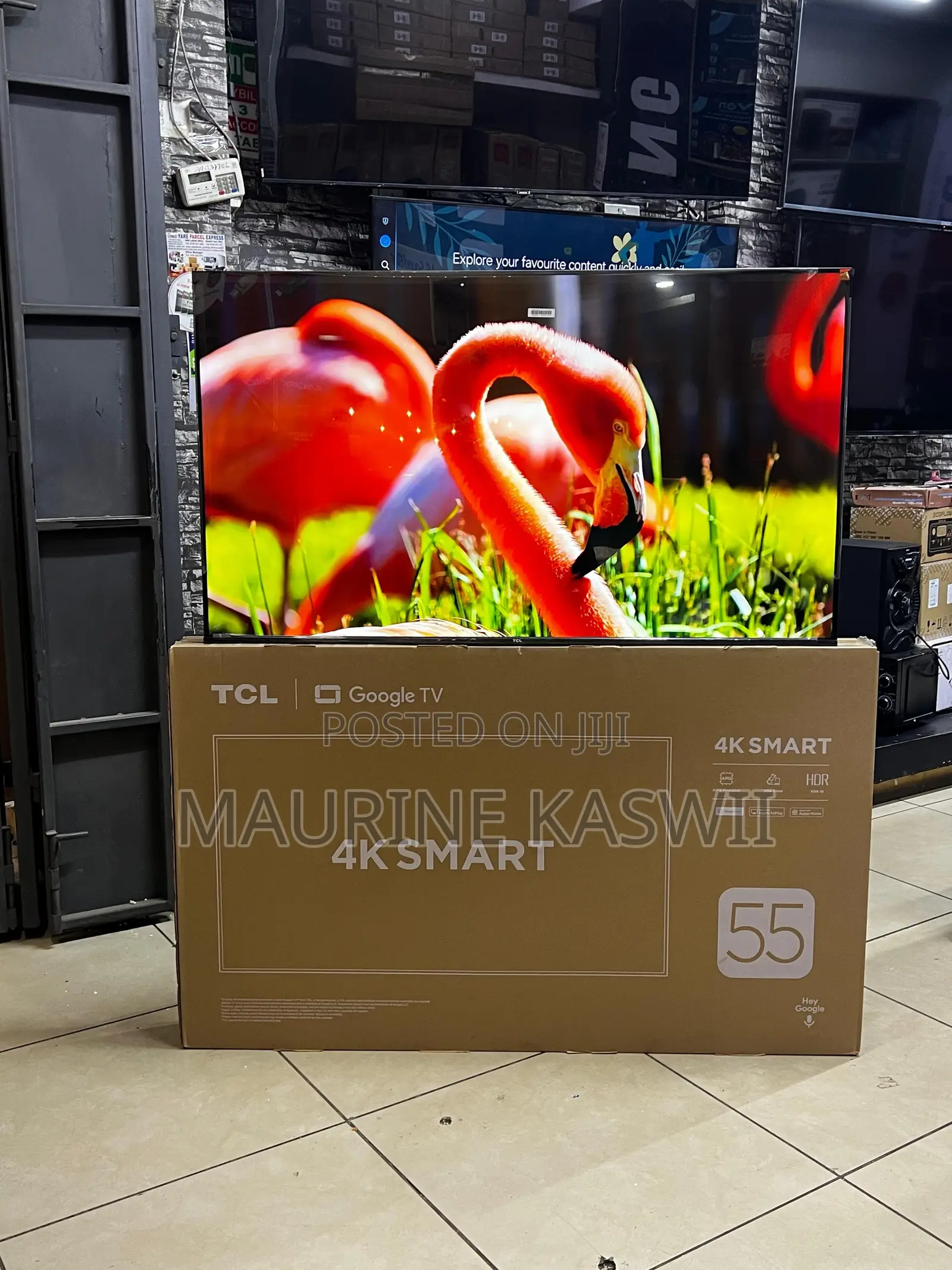 TCL 55 V6d Google HDR Smart Frameless