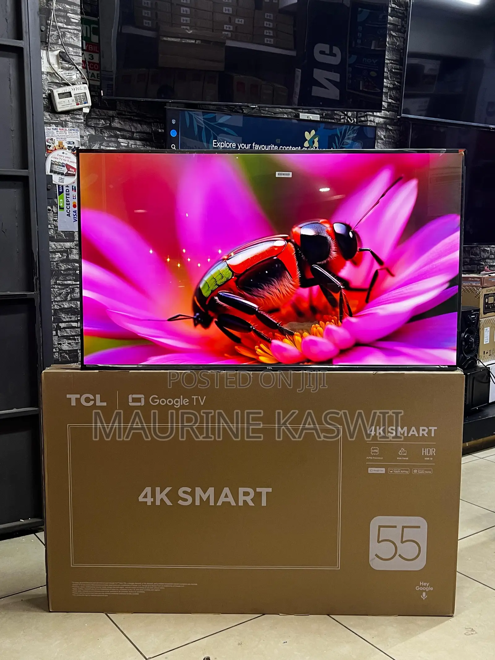 TCL 55 V6d Google HDR Smart Frameless
