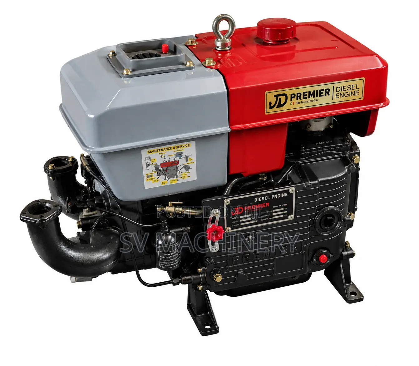Heavy Duty 7.5hp Water Cooled Diesel Engine (R-175a)