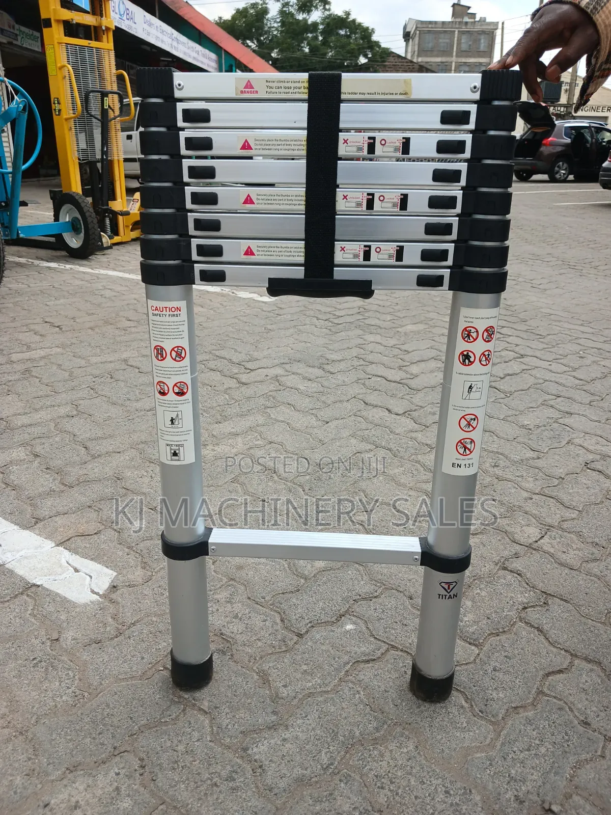Titan Foldable Telescopic Ladder