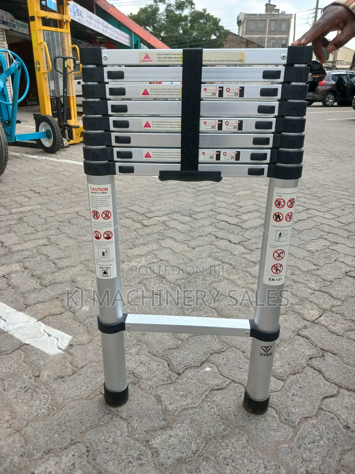 Titan Foldable Telescopic Ladder