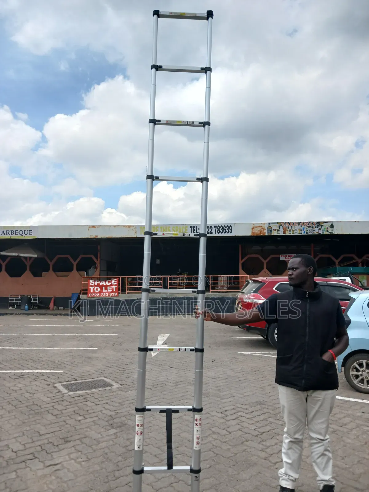 Titan Foldable Telescopic Ladder
