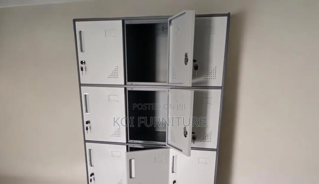 Office Cabinet; Sure Safe Office Cabinet With 15 Lockers