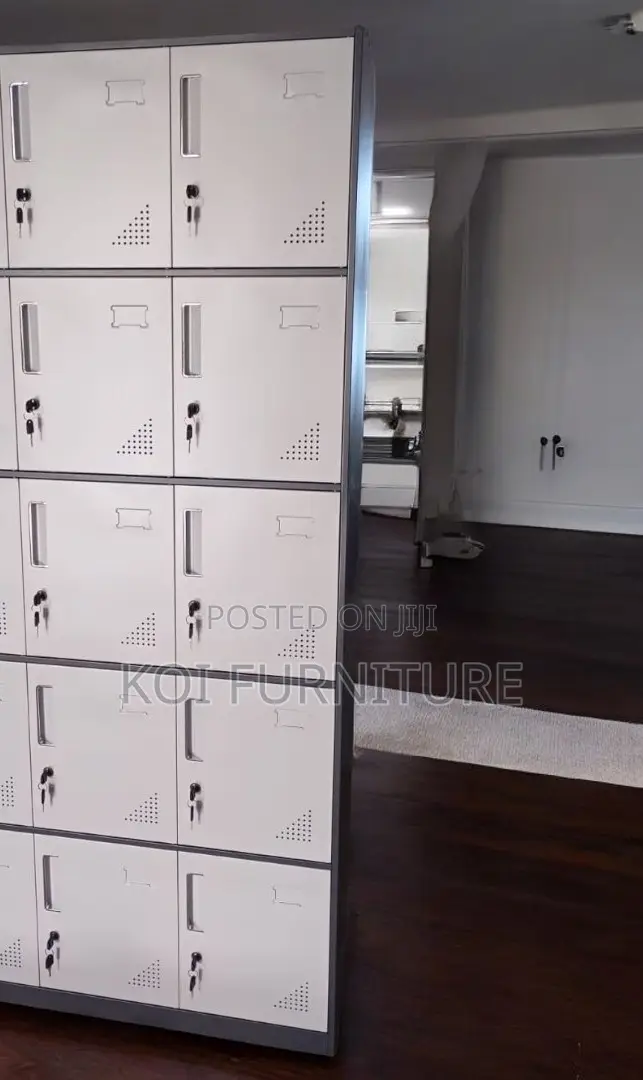 Office Cabinet; Sure Safe Office Cabinet With 15 Lockers