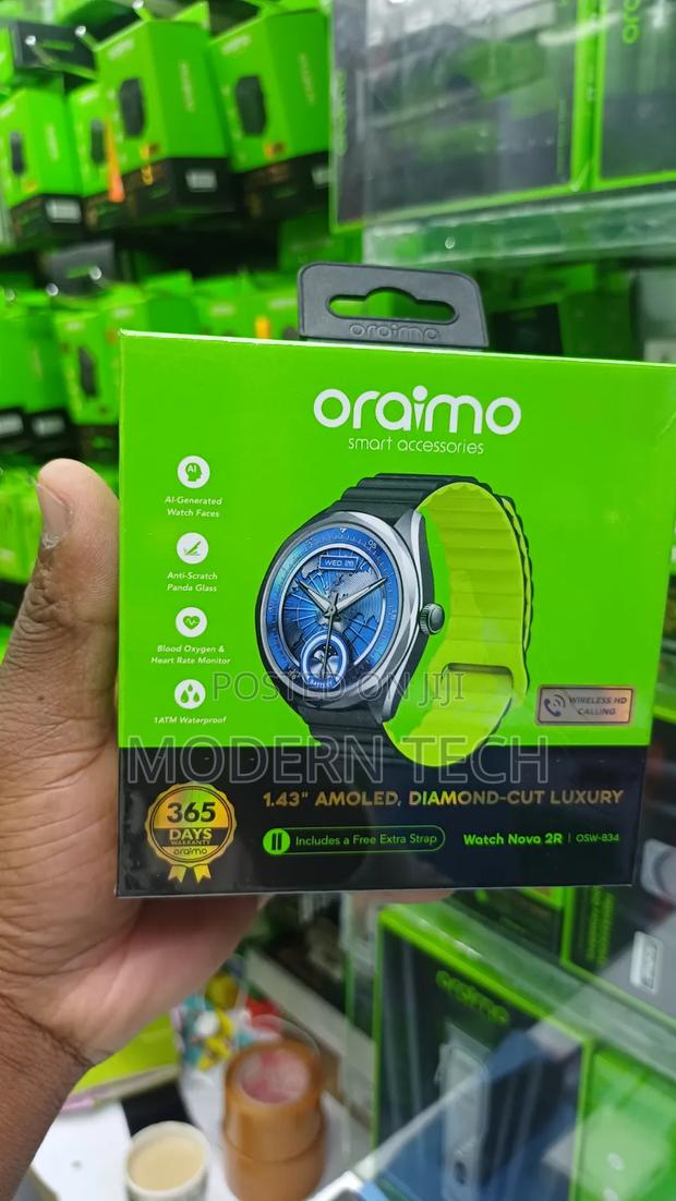 Oraimo Watch Nova 2r – Advanced Health Fitness Smartwatch