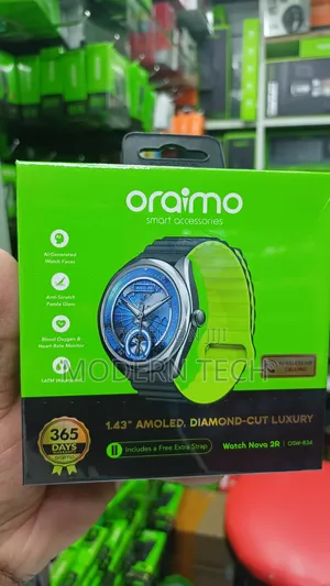 Oraimo Watch Nova 2r – Advanced Health Fitness Smartwatch