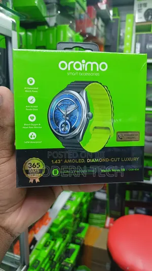 Oraimo Nova 2r Amoled Smart Watch With Health Tracking