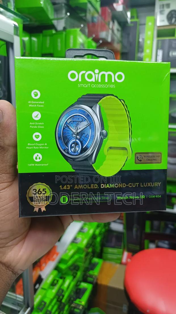 Oraimo Nova 2r Amoled Smart Watch With Health Tracking - thumbnail 2