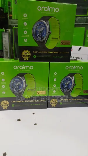 Oraimo Watch Nova 2r Feature-Packed Amoled Smartwatch
