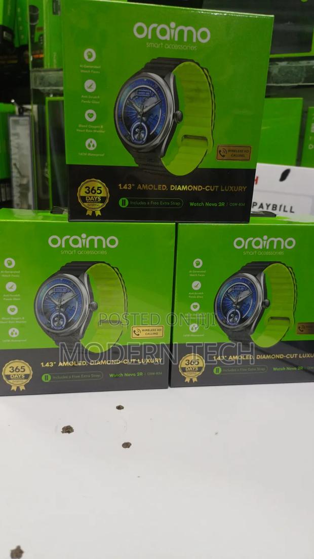 Oraimo Watch Nova 2r Feature-Packed Amoled Smartwatch - thumbnail 2