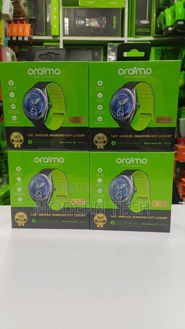 Oraimo Nova 2r Smart Watch With Spo2 Sleep Tracking