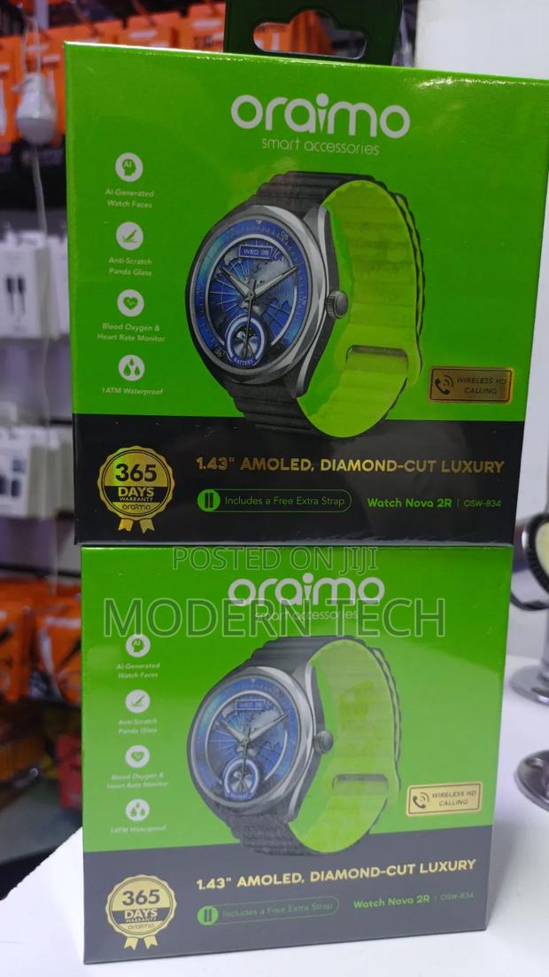 Oraimo Watch Nova 2r Health-Focused Feature-Rich Smart Watch 