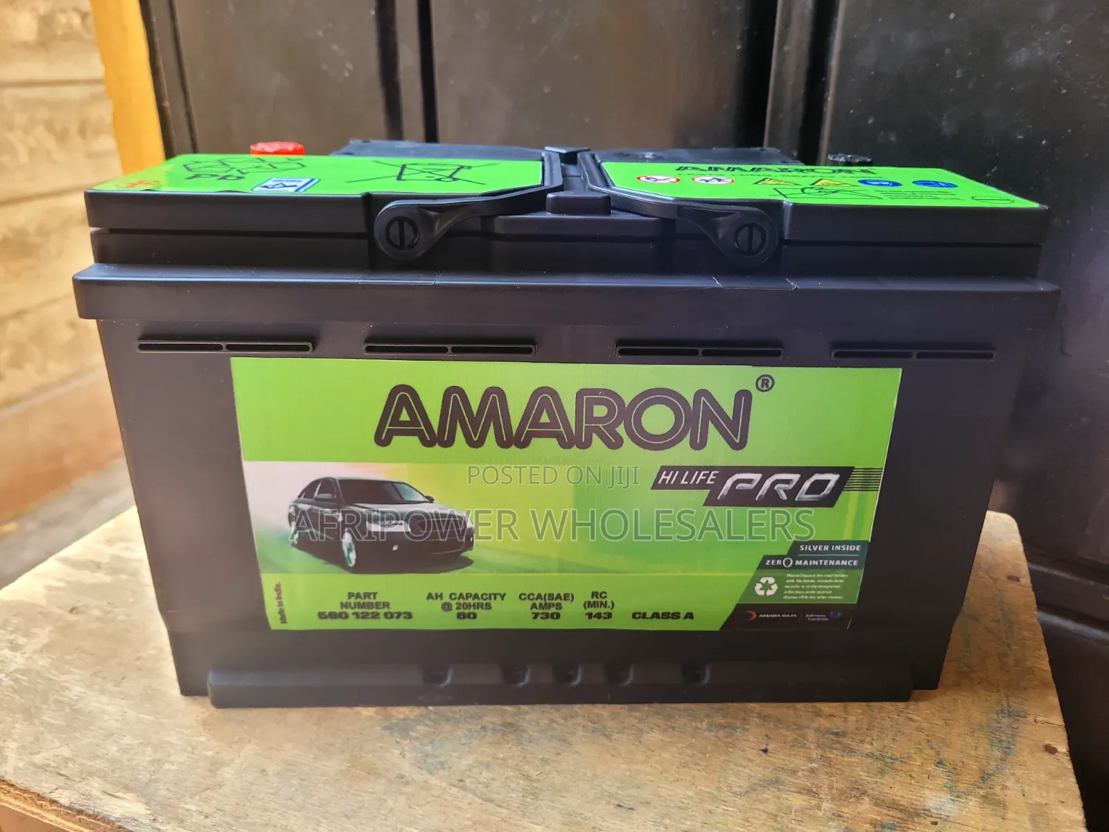 Amaron (Hi Life) Din 80 Car Battery Maintenance Free