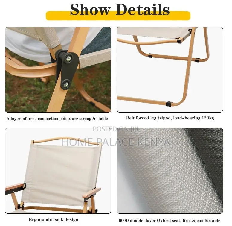 Camping Chair: Portable Camping Lounge Chair