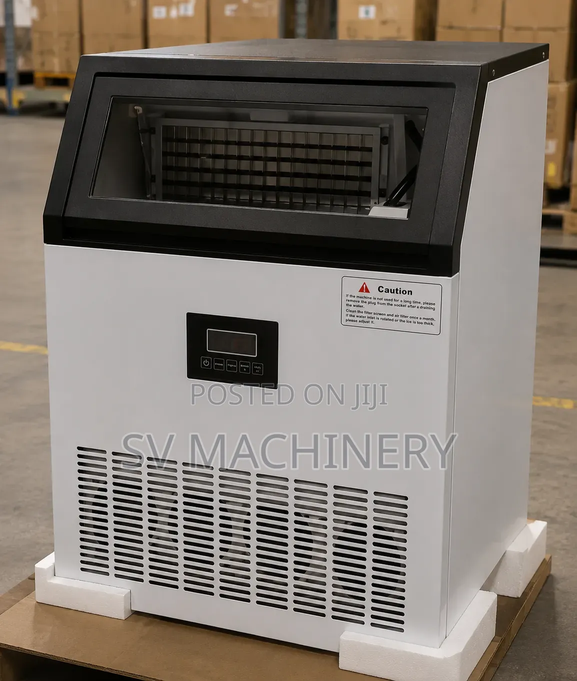 Heavy Duty 90kg Ice Cube Maker Machine