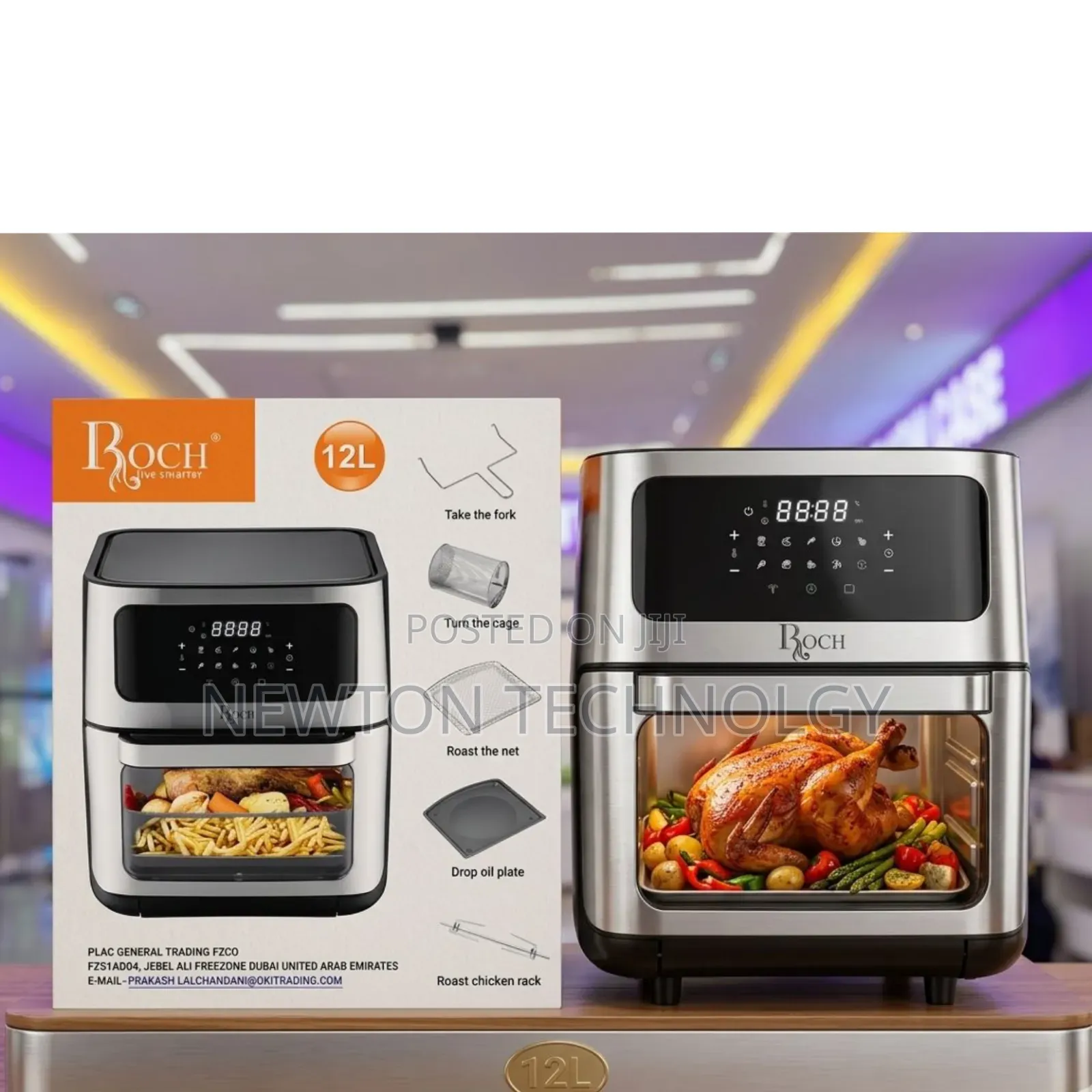 12 Litres Roch Digital Airfryer With Grill