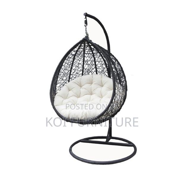 Home Chairs; Holvett Pnama Swinging Hammock Chairs Made From Rattan - thumbnail 5